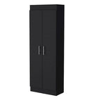 Armoire de rangement à 5 étagères, blanche, pour garde-manger