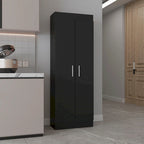 Armoire de rangement à 5 étagères, blanche, pour garde-manger