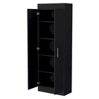 Armoire de rangement à 5 étagères, blanche, pour garde-manger