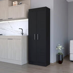 Armoire de rangement à 5 étagères, blanche, pour garde-manger