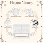Ensemble Meuble-lavabo de salle de bain 36 pouces avec évier, évier en céramique sous plan, meuble-lavabo autoportant avec 4 tiroirs
