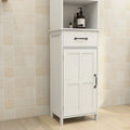 Meuble bas avec 1 porte et 1 tiroir - Blanc