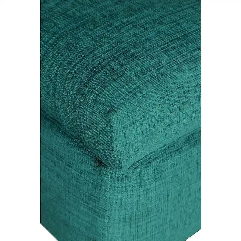 Banc de rangement ottoman long rembourré capitonné