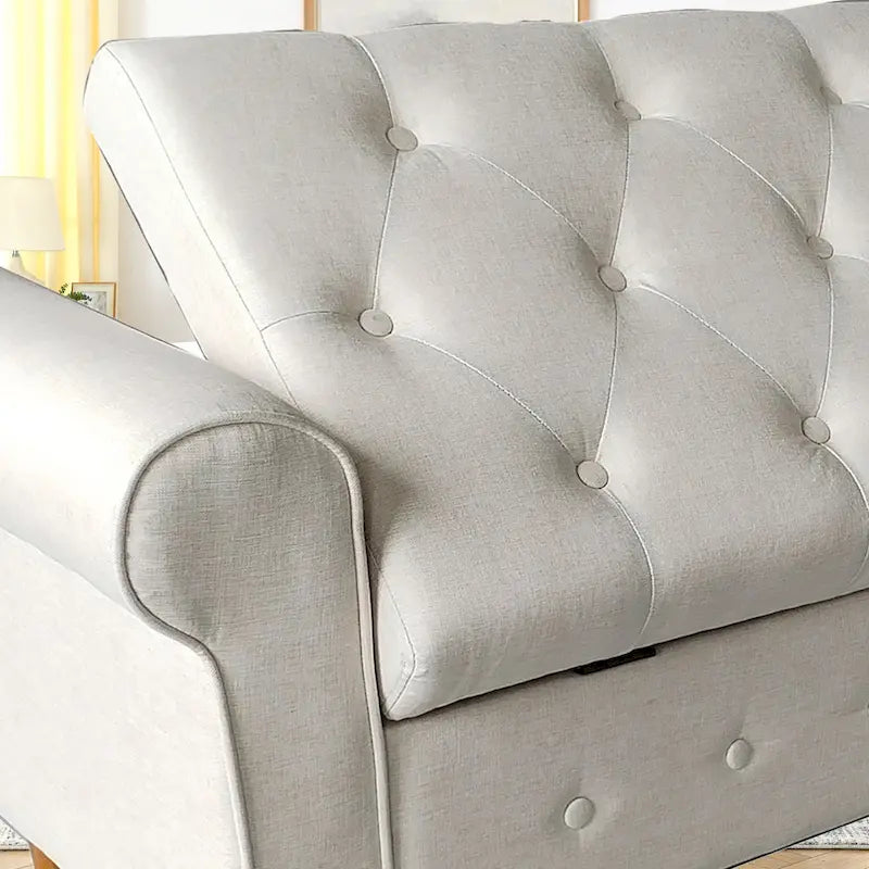 Banc de rangement capitonné 62 po à 2 places