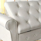 Banc de rangement capitonné 62 po à 2 places