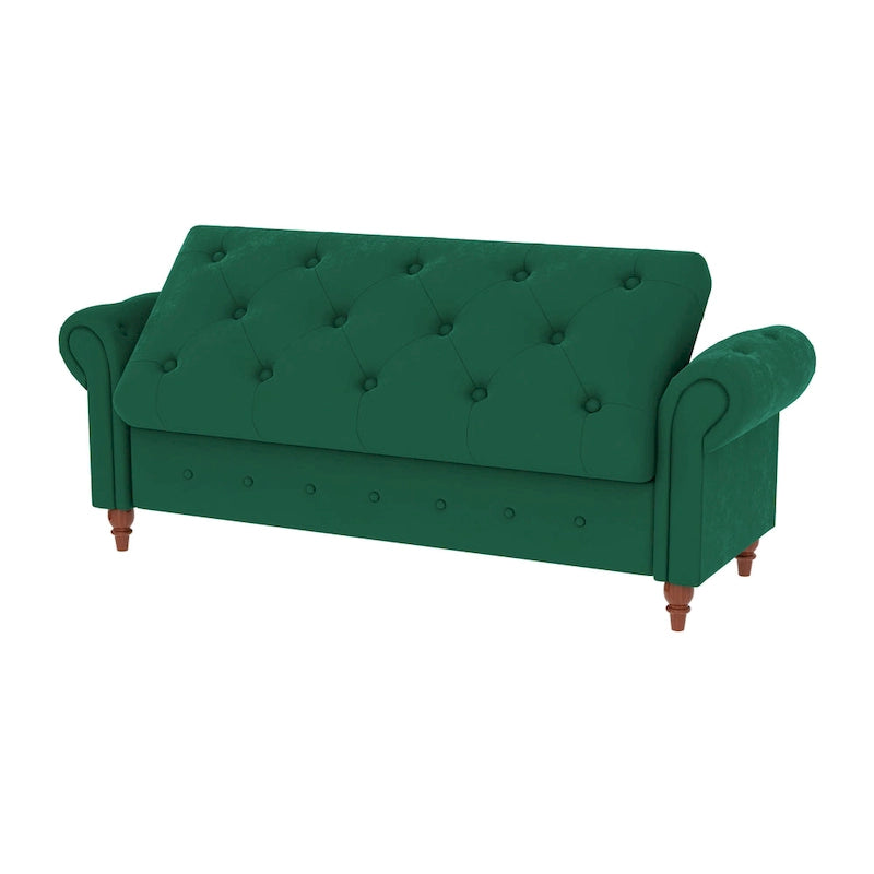 Banc de lit 63 po en tissu crème