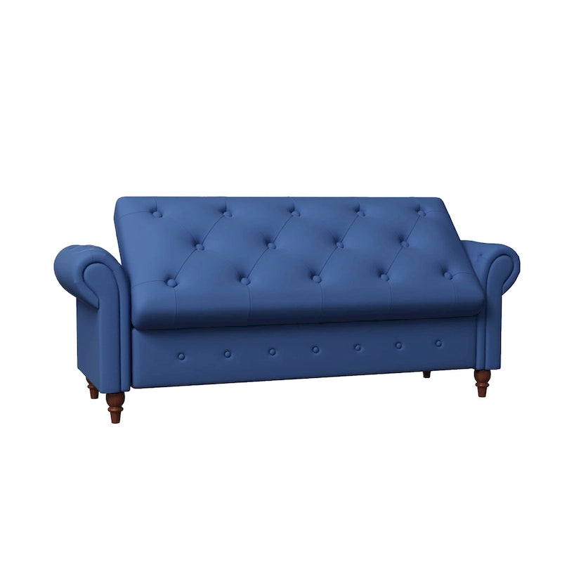 Banc de lit 63 po en tissu crème