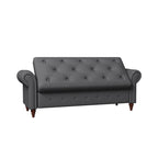 Banc de lit 63 po en tissu crème