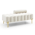 Banc de bout de lit moderne et large