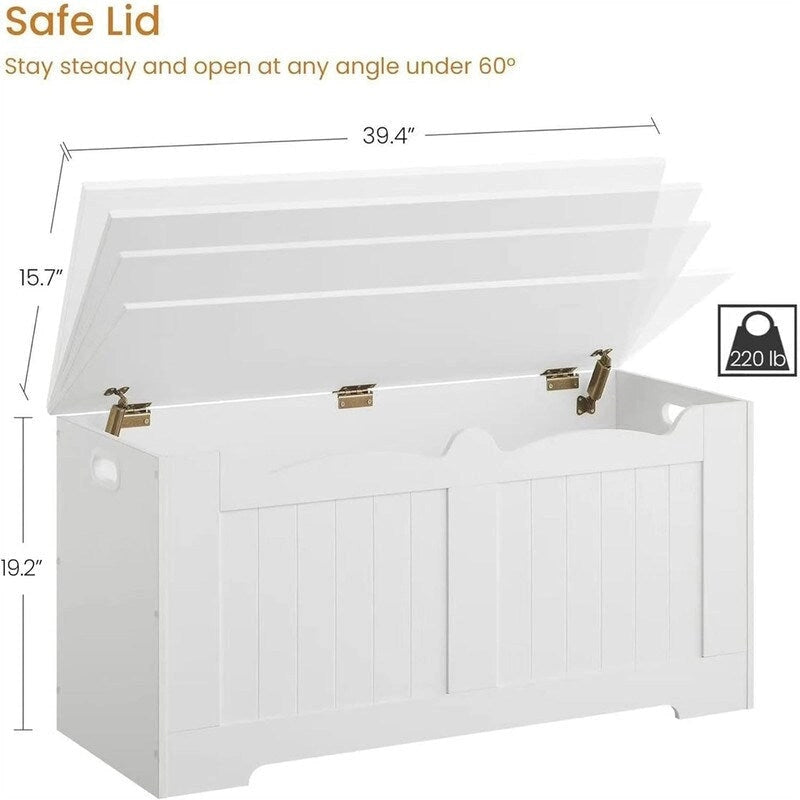 Banc à chaussures pour entrée - 39,4 L x 15,7 P x 19,2 H