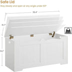 Banc à chaussures pour entrée - 39,4 L x 15,7 P x 19,2 H