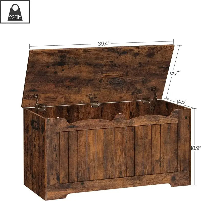Banc à chaussures pour entrée - 39,4 L x 15,7 P x 19,2 H