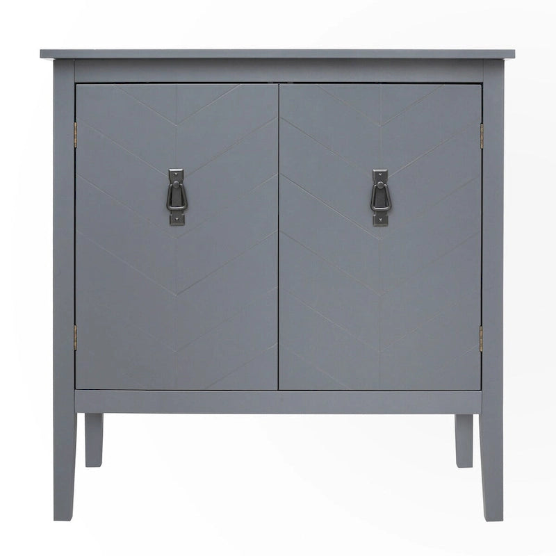 Meuble bas 2 portes en bois