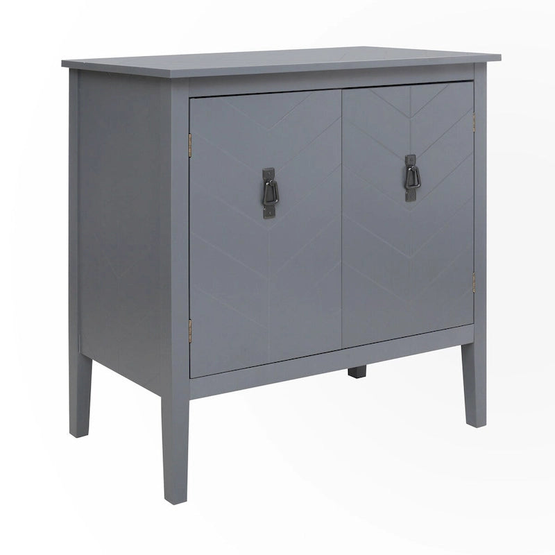 Meuble bas 2 portes en bois