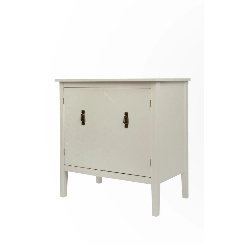 Meuble bas 2 portes en bois