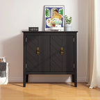 Meuble bas 2 portes en bois