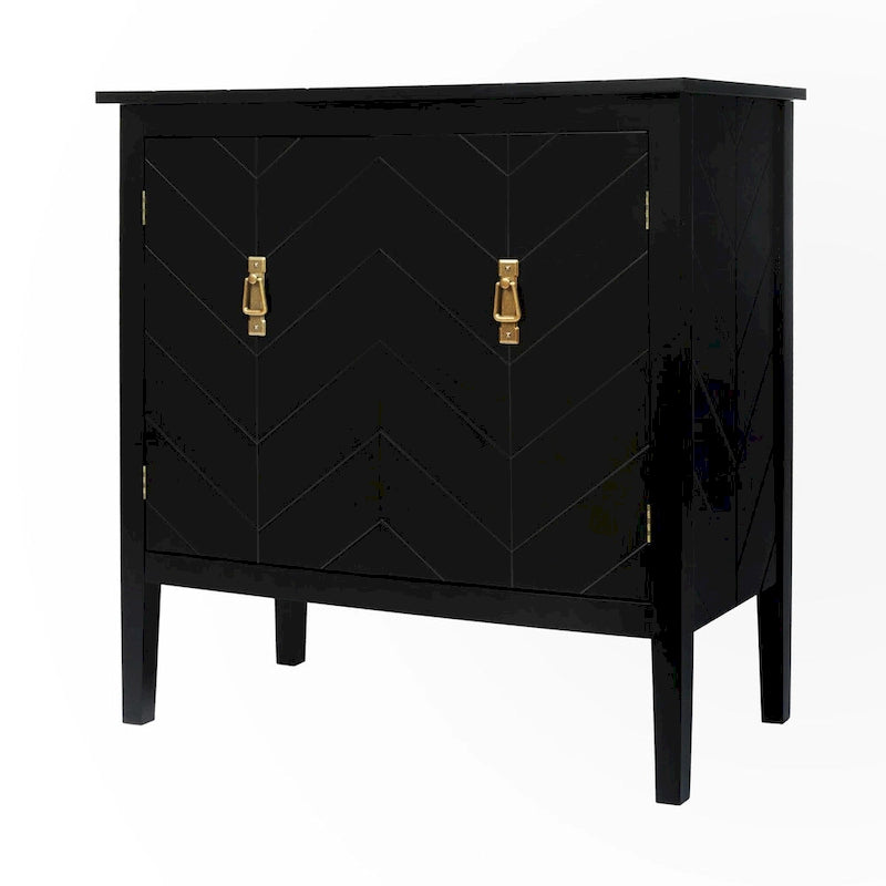 Meuble bas 2 portes en bois