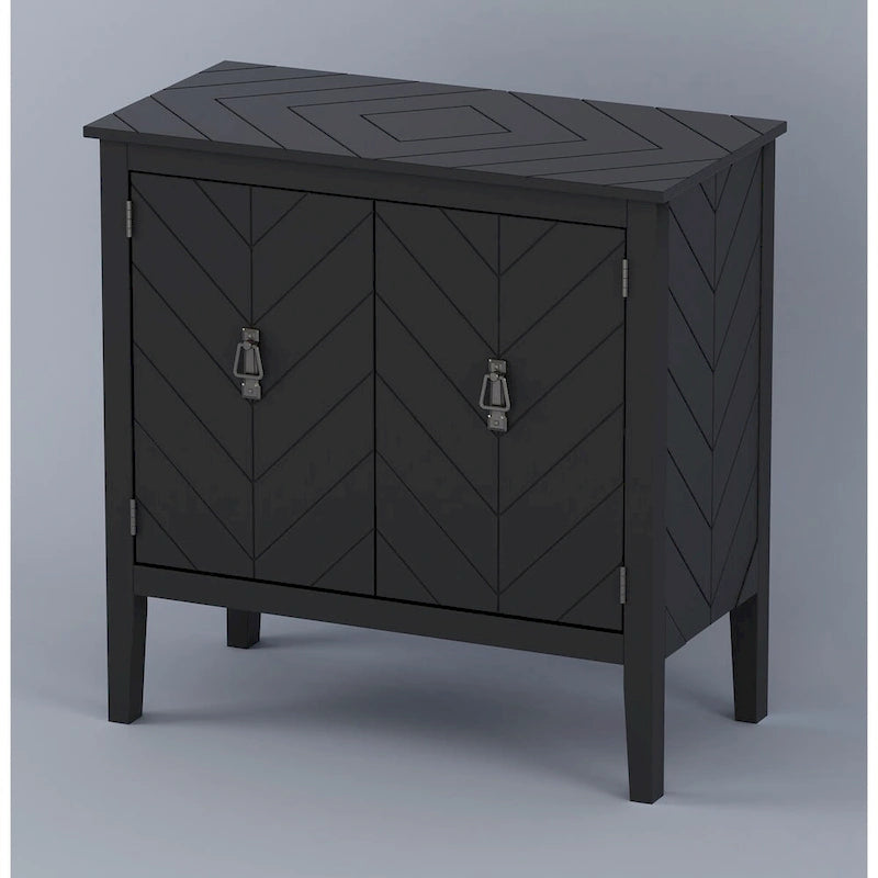 Meuble bas 2 portes en bois