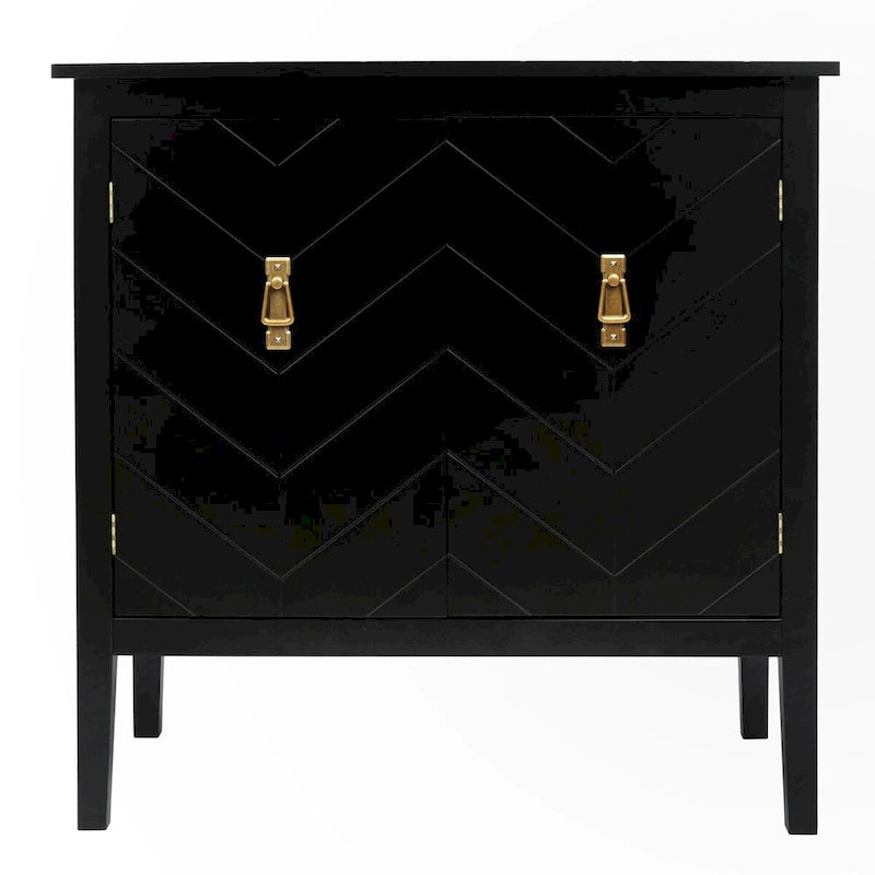 Meuble bas 2 portes en bois