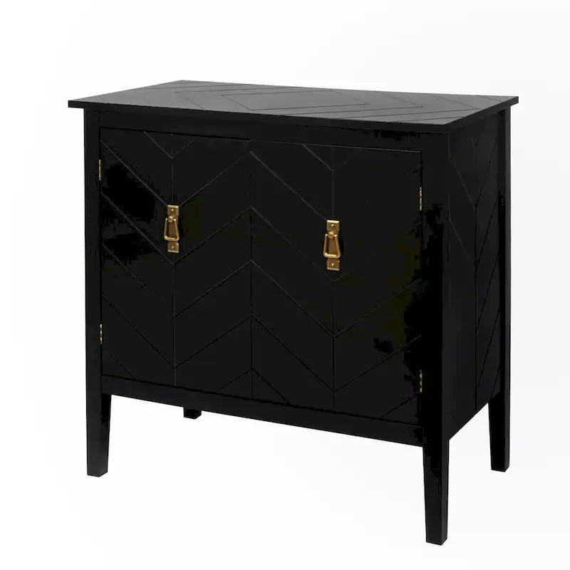 Meuble bas 2 portes en bois