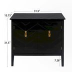 Meuble bas 2 portes en bois