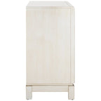 Bahut de rangement nickel à 2 portes - 32Lx16Px33H