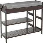Banc à chaussures avec rangement – 11,4P x 36L x 19,7H