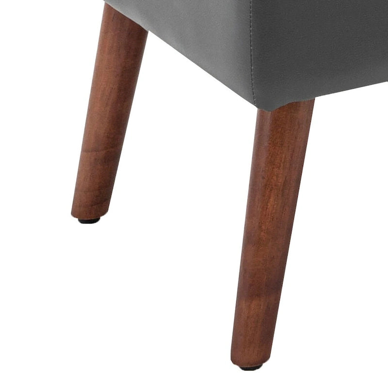 Banc de rangement capitonné moderne et élégant avec plateau relevable