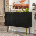 Buffet moderne simple avec étagères réglables pour salon, salle à manger