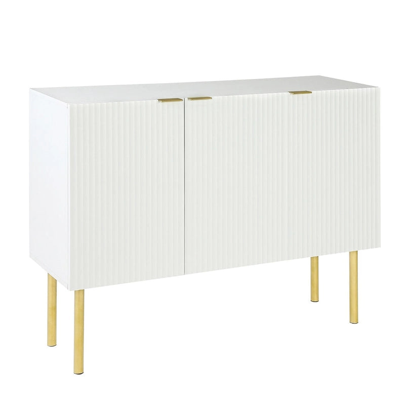 Buffet moderne simple avec étagères réglables pour salon, salle à manger