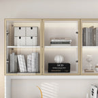 Vitrine haute modulaire élégante avec éclairage LED