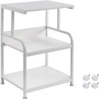 Support d'imprimante, table d'imprimante à 3 étagères avec roulettes - 20.08 x 15.75 x 30.12