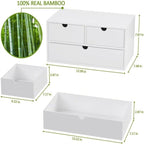 Organisateur de bureau en bambou
