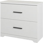 Classeur latéral en bois à 2 tiroirs - 27,17P x 33,86L x 29,33H