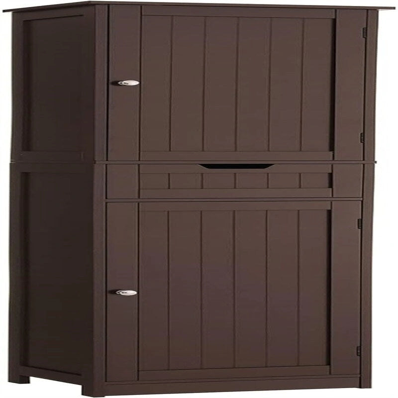 Meuble de rangement de salle de bain à 2 portes