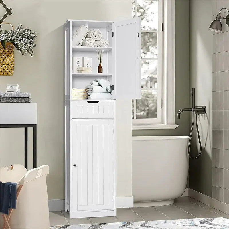 Meuble de rangement de salle de bain à 2 portes