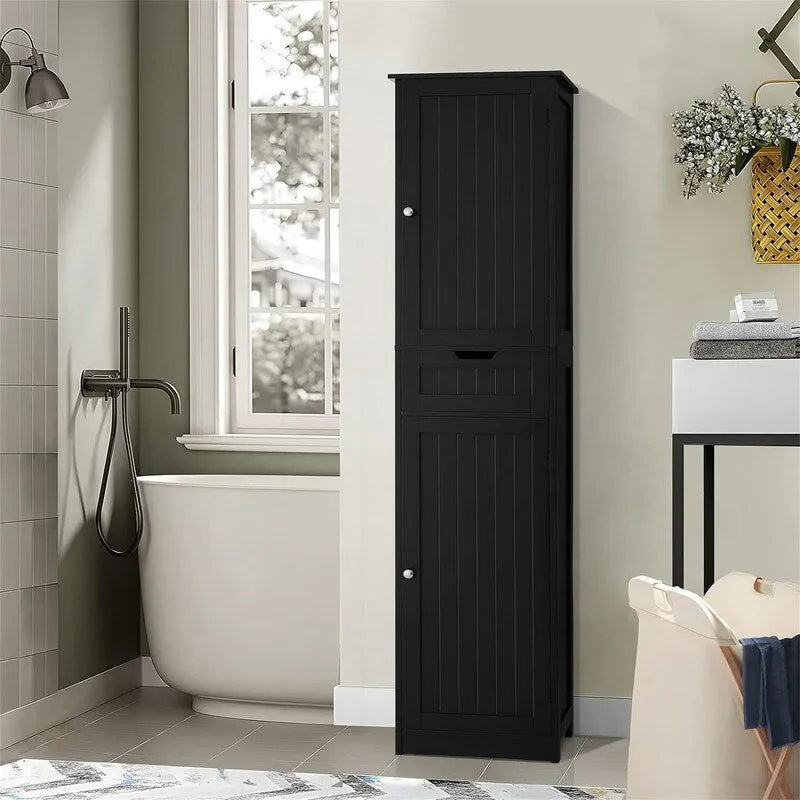 Meuble de rangement de salle de bain à 2 portes