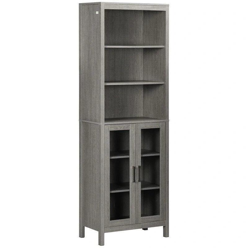 Meuble de Rangement Haut pour Salle de Bain - 11,75P x 20,75L x 63,75H