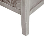 Armoire de rangement gris clair de 78 cm de hauteur avec étagères - 80 x 38 cm