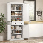 Armoire de cuisine indépendante traditionnelle de 72,5 po